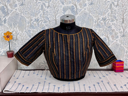 kasuti blouse black