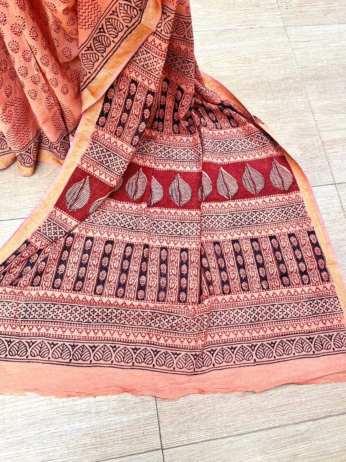 NARAYANI : COTTON BAGH SAREE