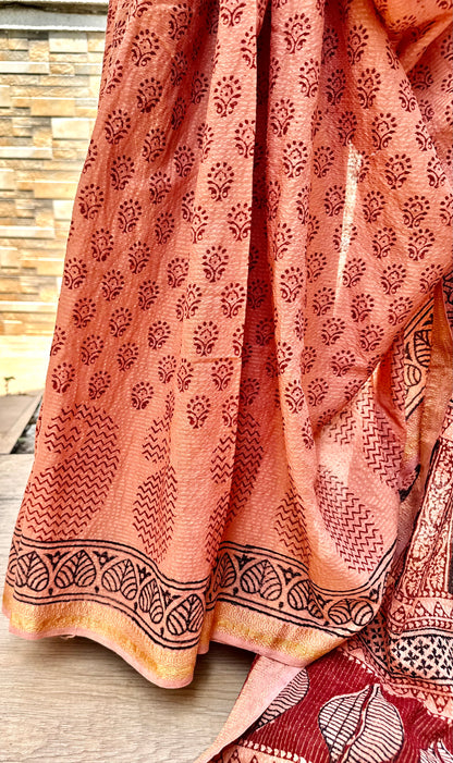NARAYANI : COTTON BAGH SAREE
