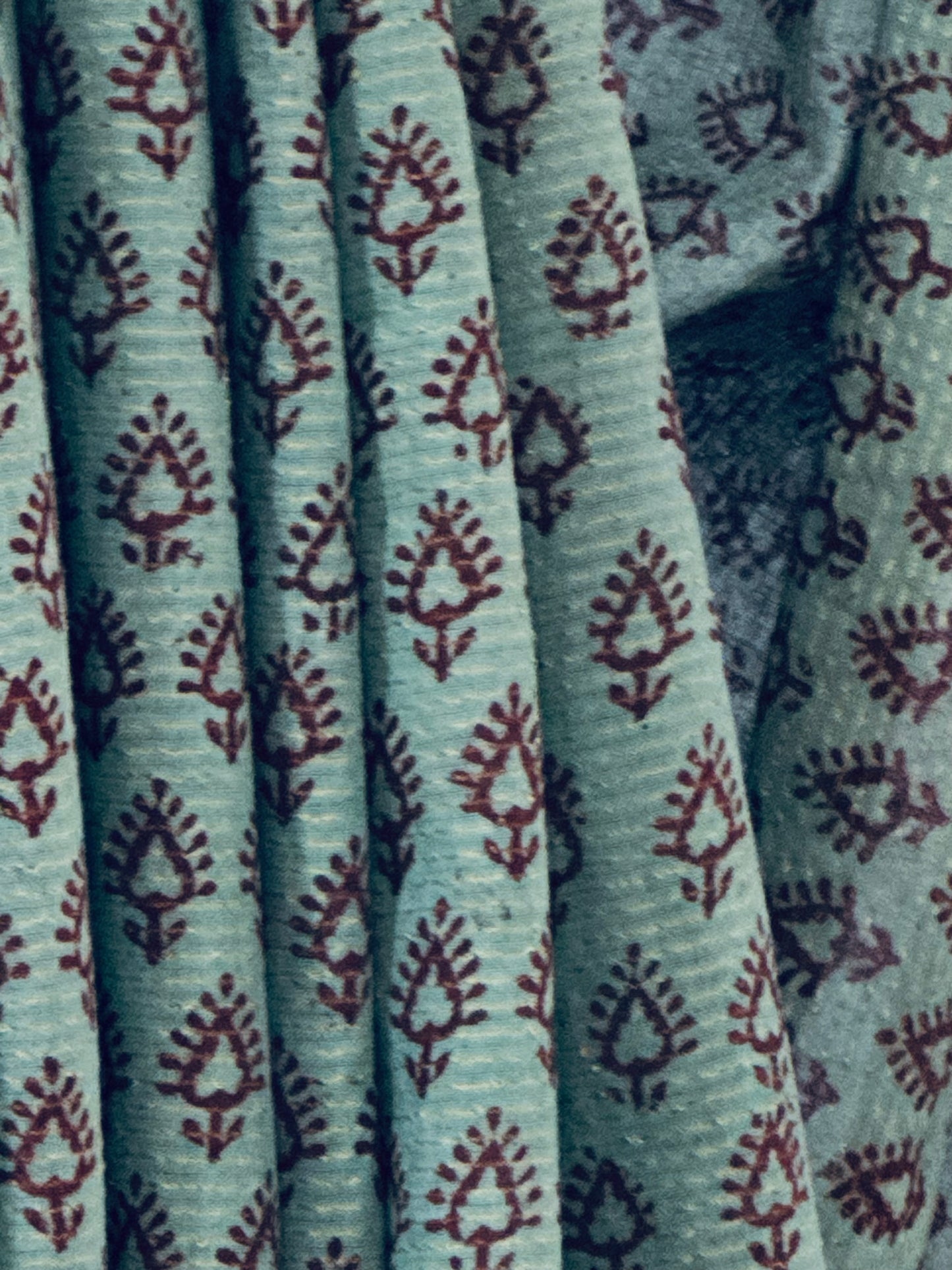 SHIVALI : COTTON BAGH SAREE, BLUE