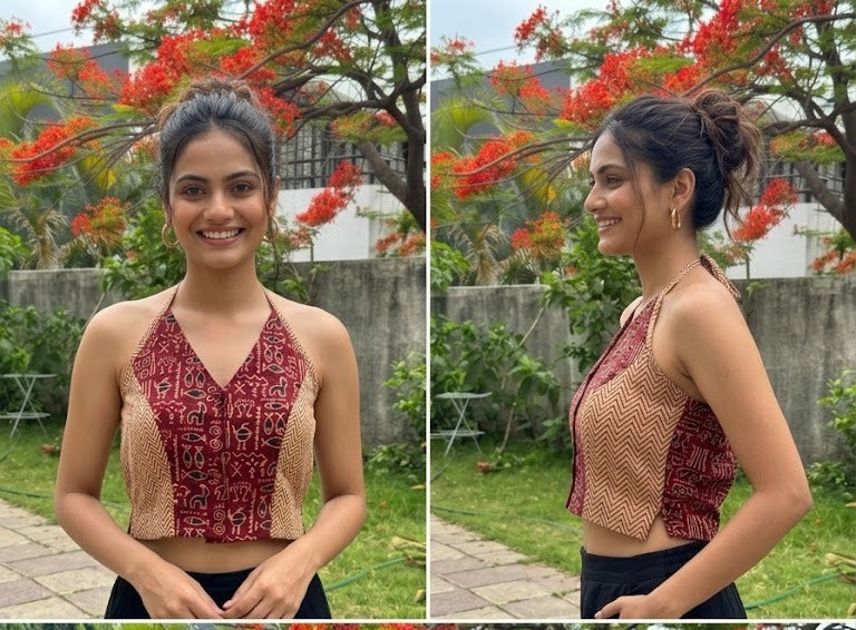 GATHA : GAMATHI HALTER BLOUSE