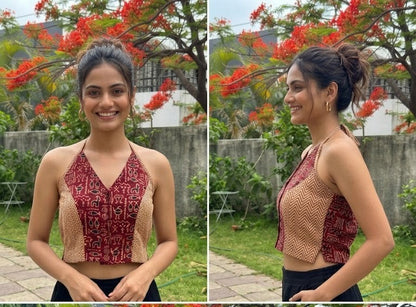 GATHA : GAMATHI HALTER BLOUSE