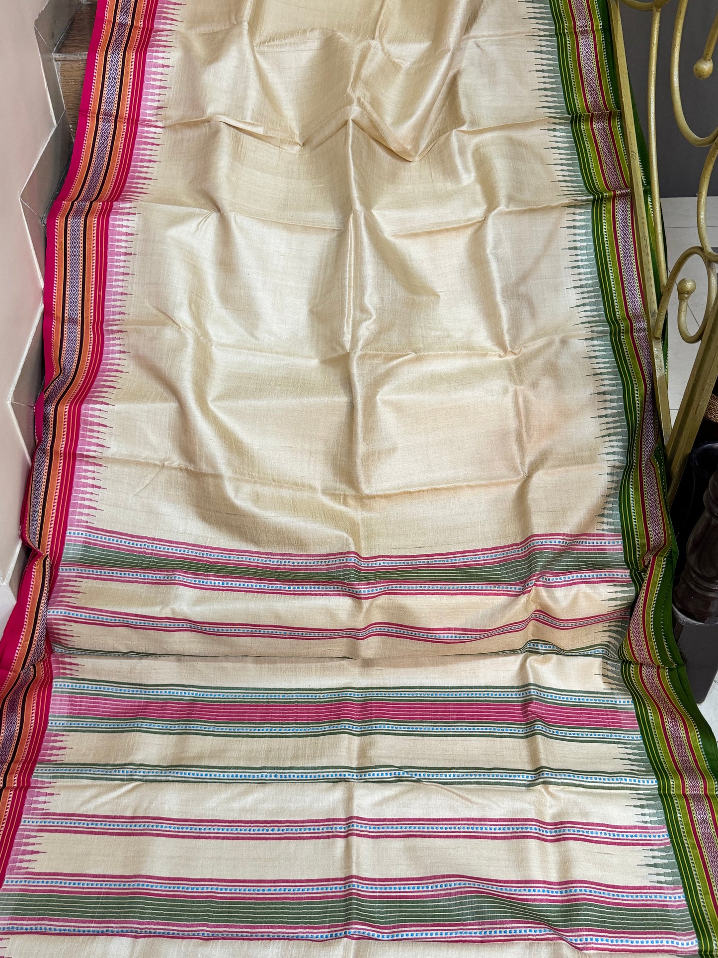 Vidarbha tussar, Karvati Kinar saree