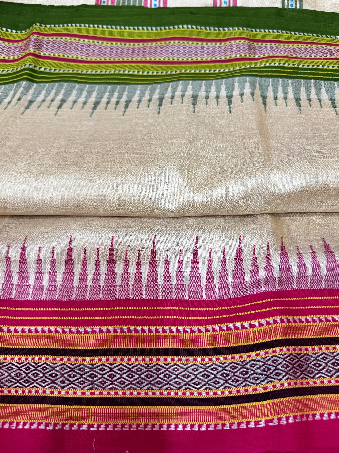 Vidarbha tussar, Karvati Kinar saree