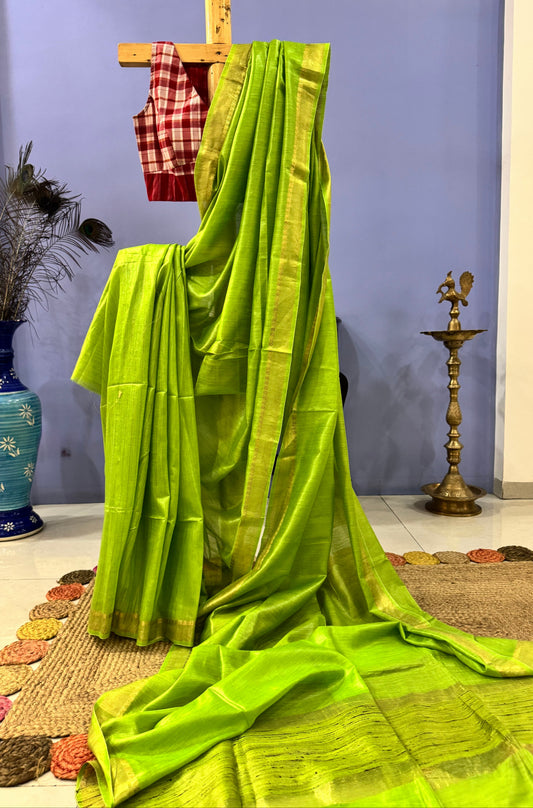 Tussar Munga Silk saree