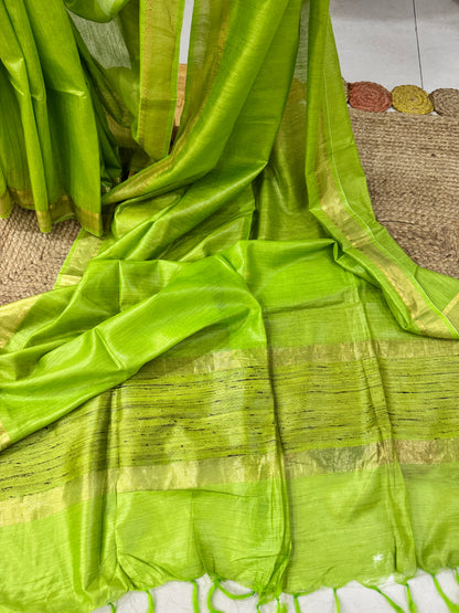 Tussar Munga Silk saree