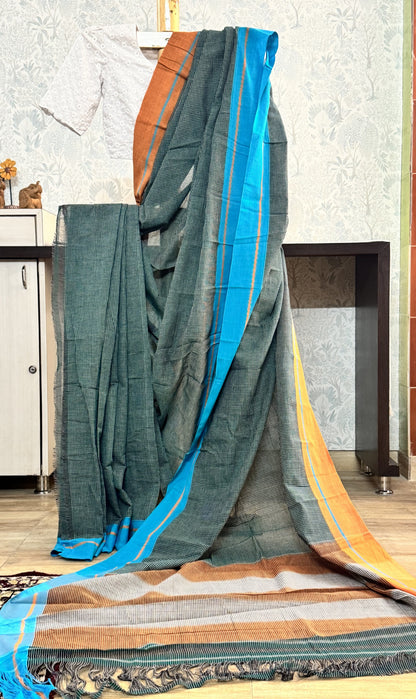 SARVESHA : PATTEDA ANCHU SAREE