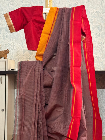 BHUMI : PATTEDA ANCHU SAREE