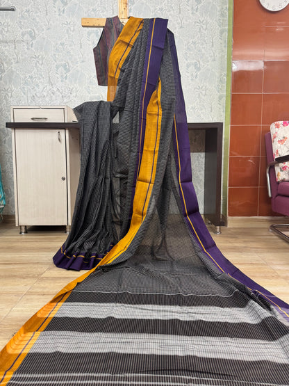 KESHAVI : PATTEDA ANCHU SAREE