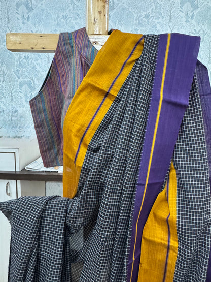 KESHAVI : PATTEDA ANCHU SAREE