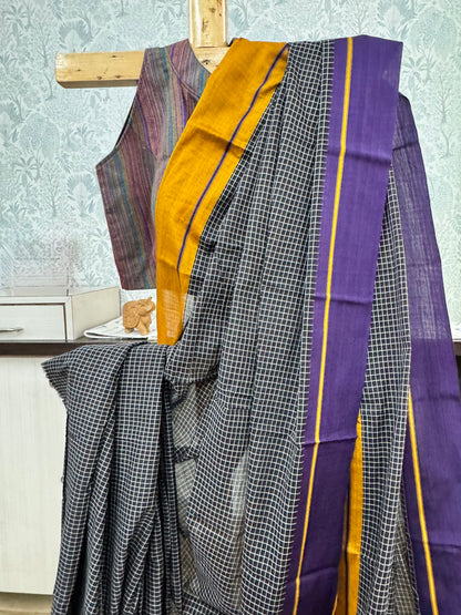 KESHAVI : PATTEDA ANCHU SAREE