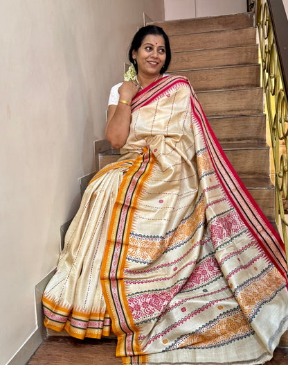 Karvati Kinar with jhala pallu