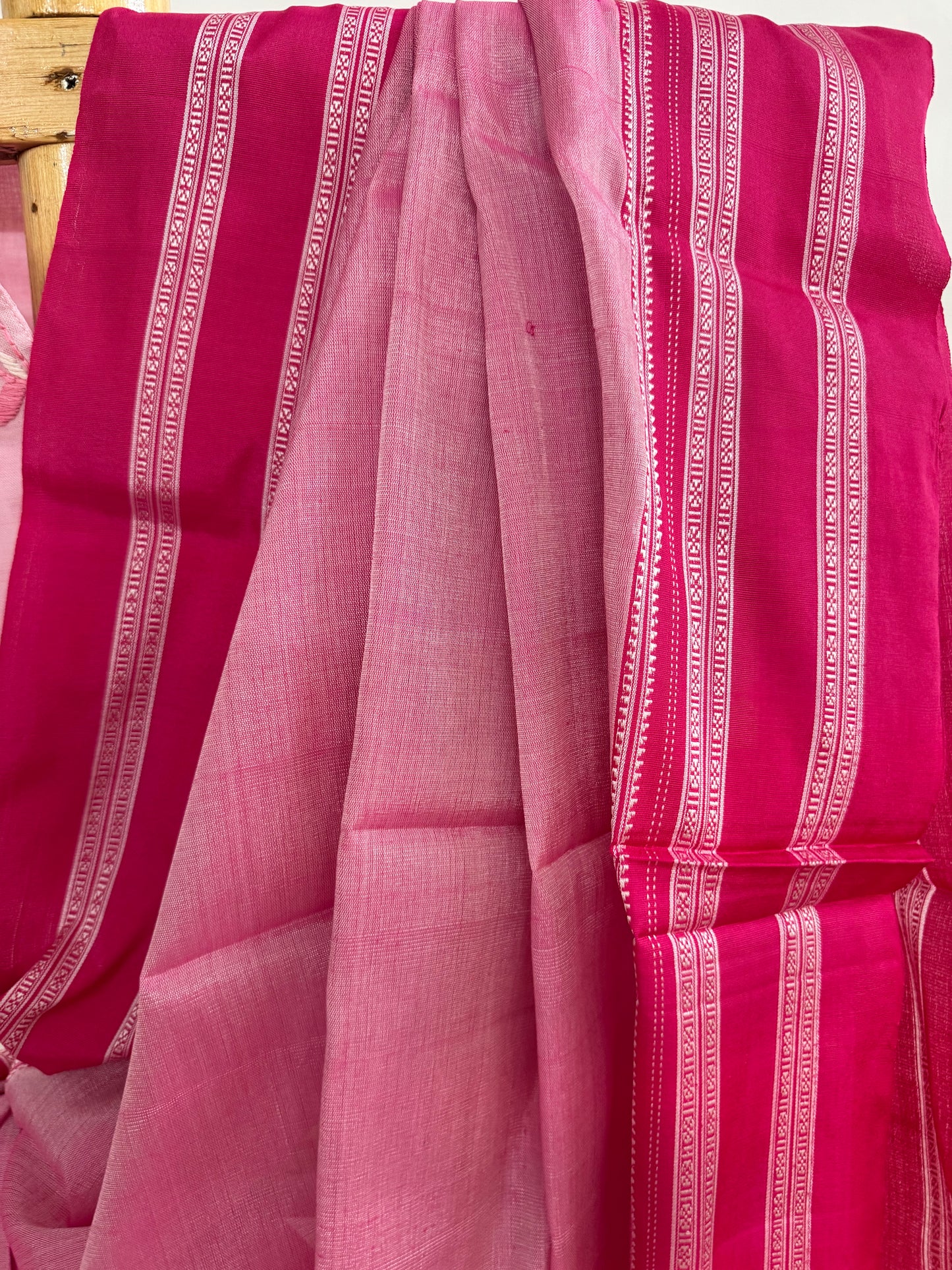 POORNA : ILKAL HANDLOOM SICO SAREE WITH PURE RESHAM PALLU