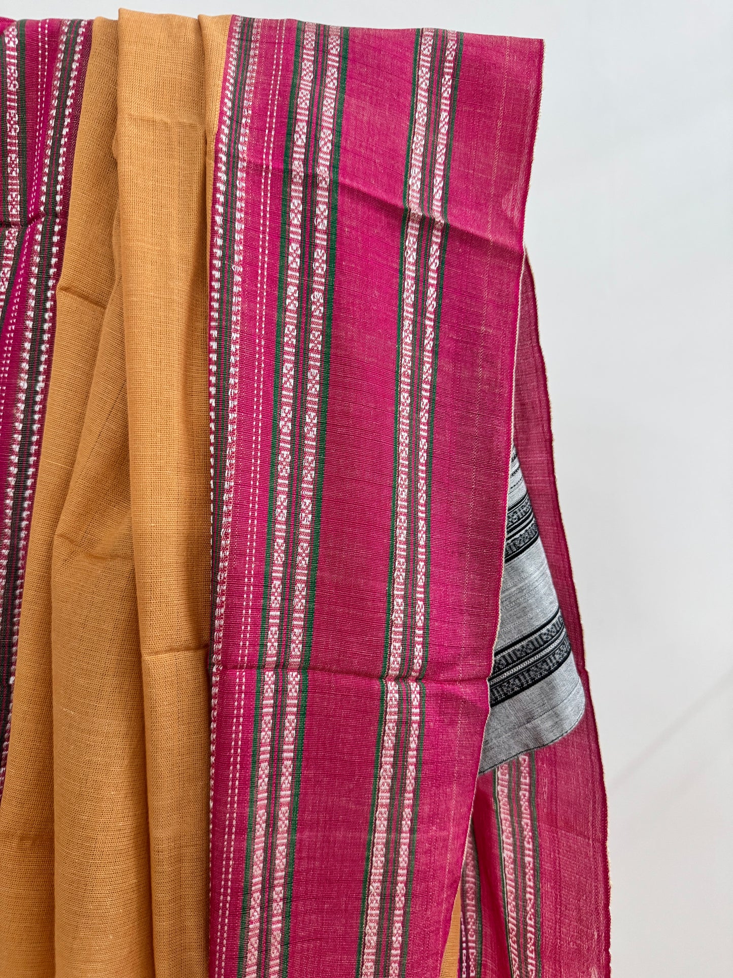 CHANDANA : BEIGE ILKAL COTTON SAREE