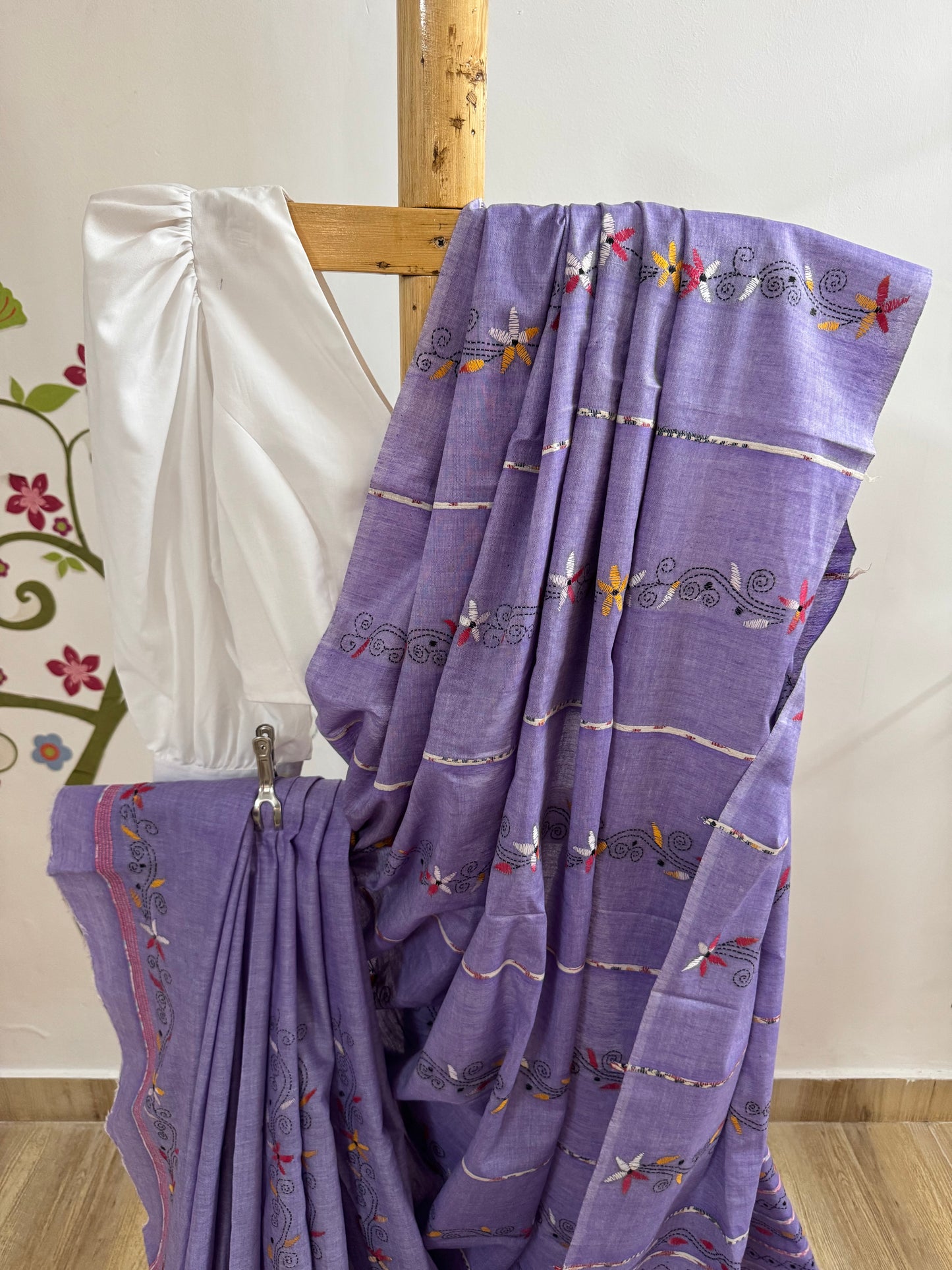 LOPA : COTTON KANTHA SAREE