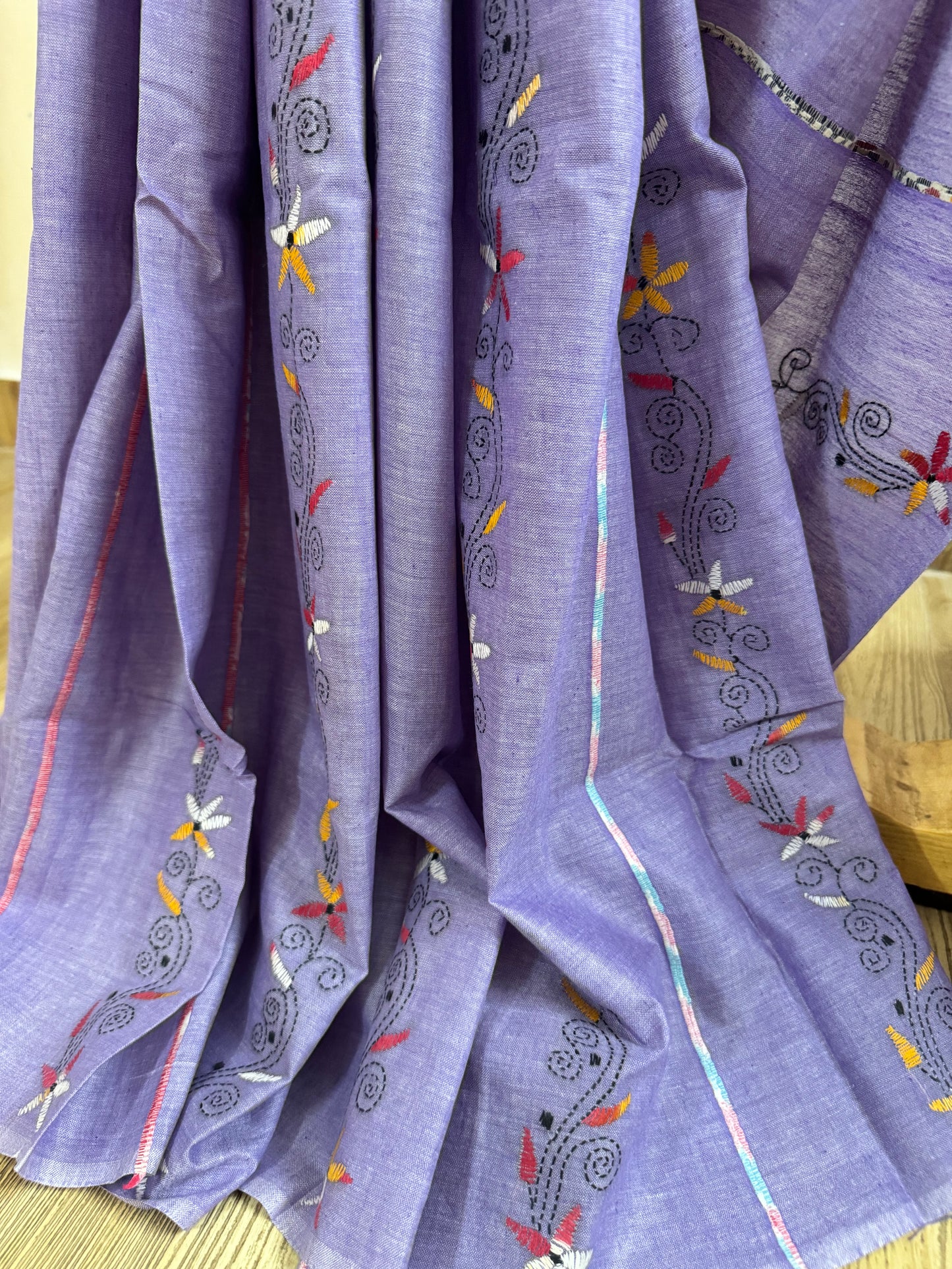 LOPA : COTTON KANTHA SAREE