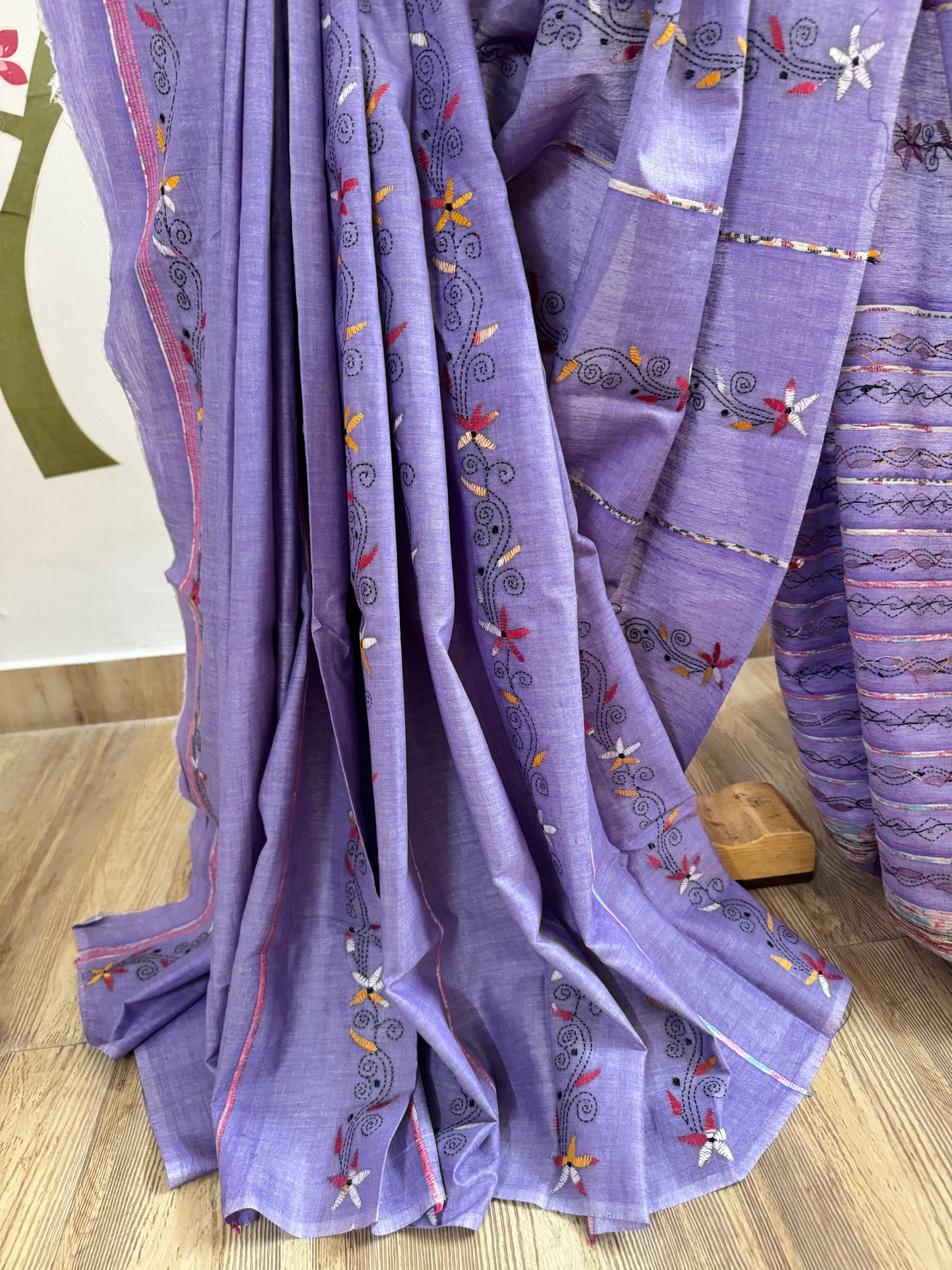 LOPA : COTTON KANTHA SAREE
