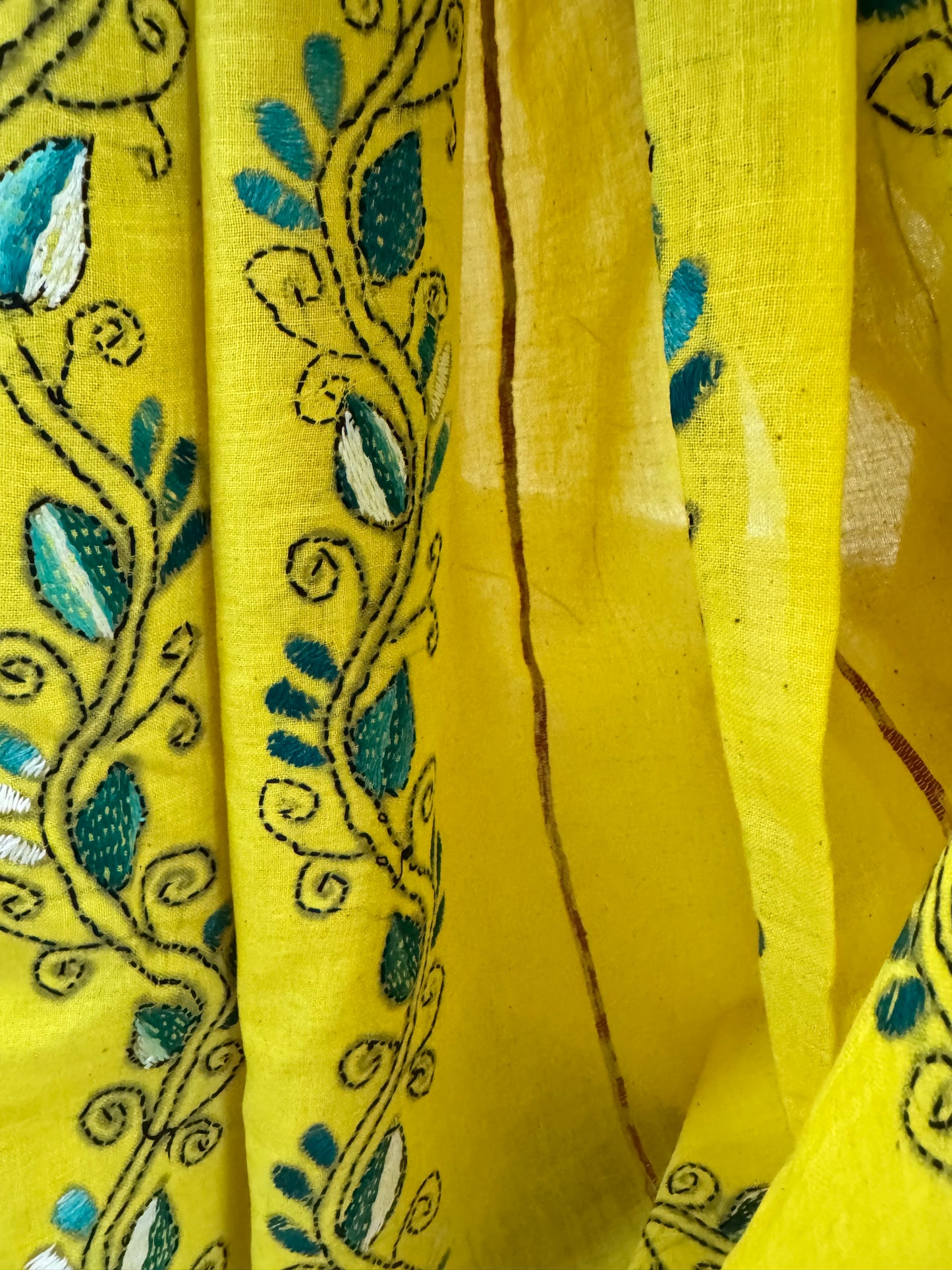 JAGRUTI : COTTON KANTHA SAREE