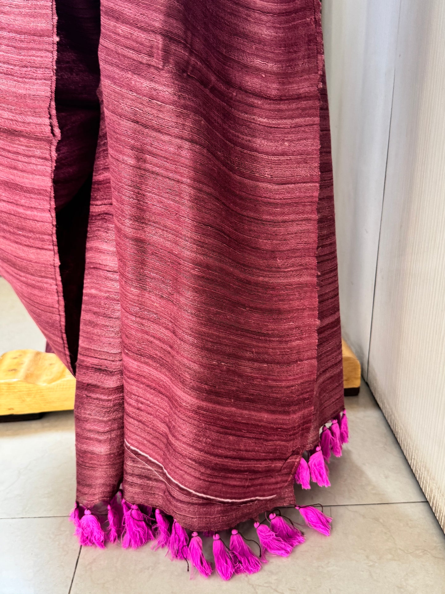 SUPARNA : ERI BY MULBERRY SILK SAREE MAUVE