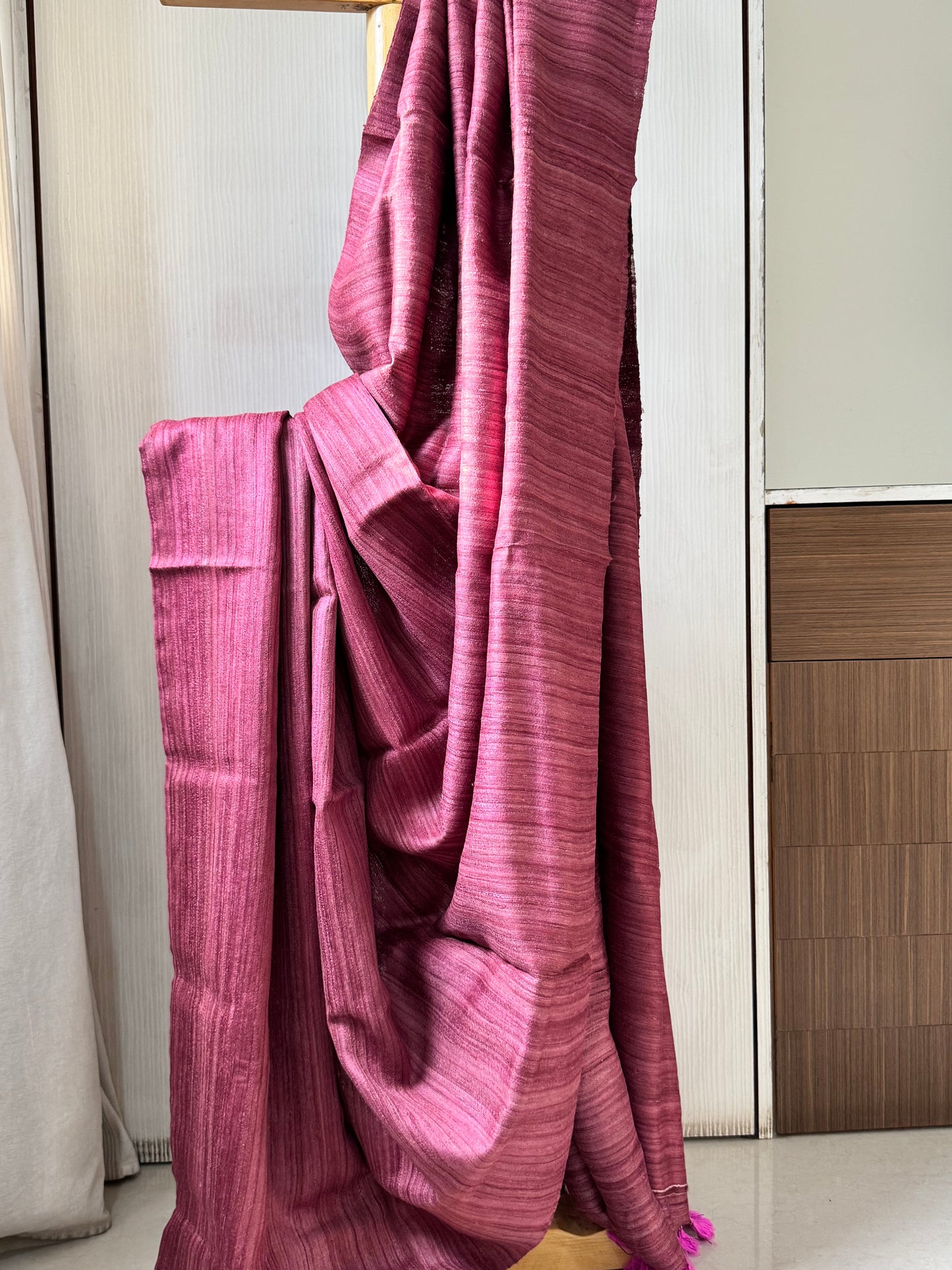 SUPARNA : ERI BY MULBERRY SILK SAREE MAUVE