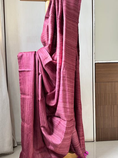 SUPARNA : ERI BY MULBERRY SILK SAREE MAUVE