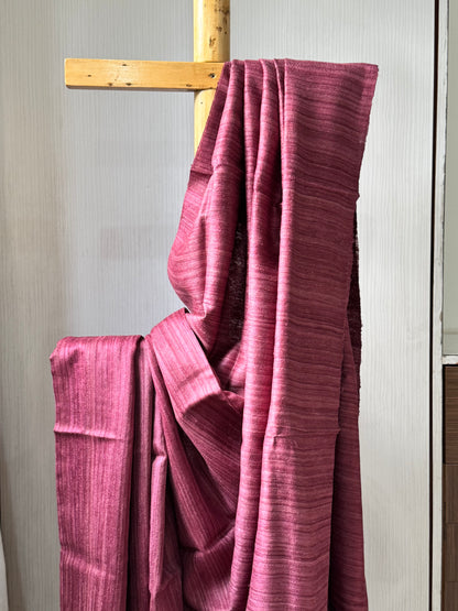 SUPARNA : ERI BY MULBERRY SILK SAREE MAUVE