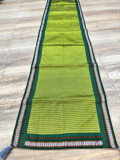 GREEN KHUN TABLE RUNNER