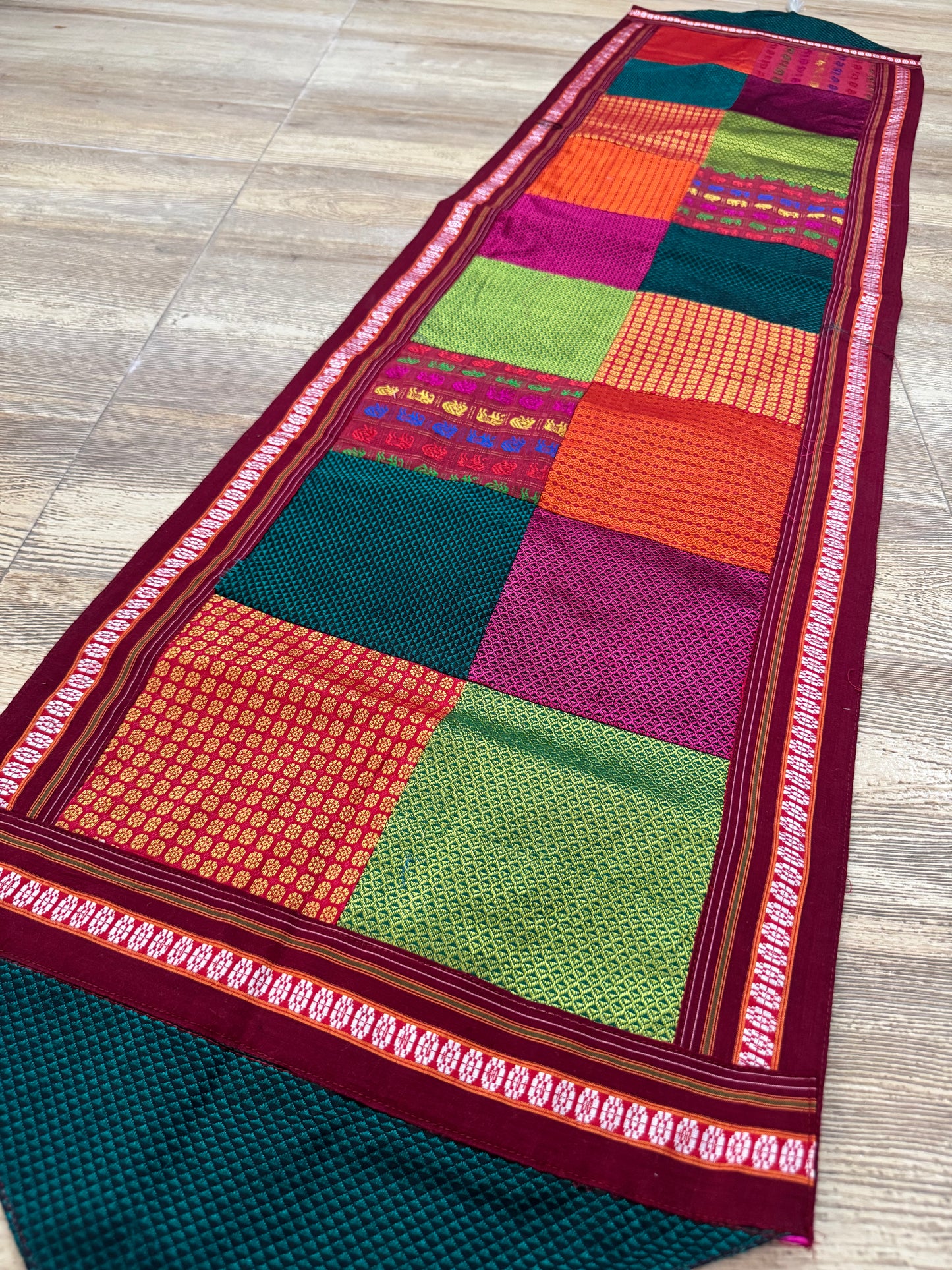 QUILTED TABLE RUNNER MADE FROM KHUN