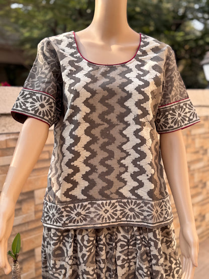 SITARA : SKIRT AND TOP SET