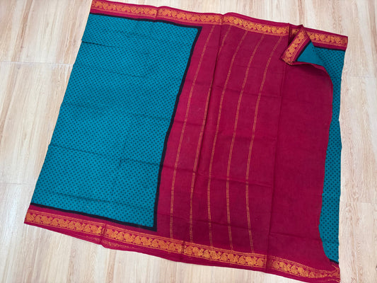 IRA : COTTON SUNGUDI SAREE