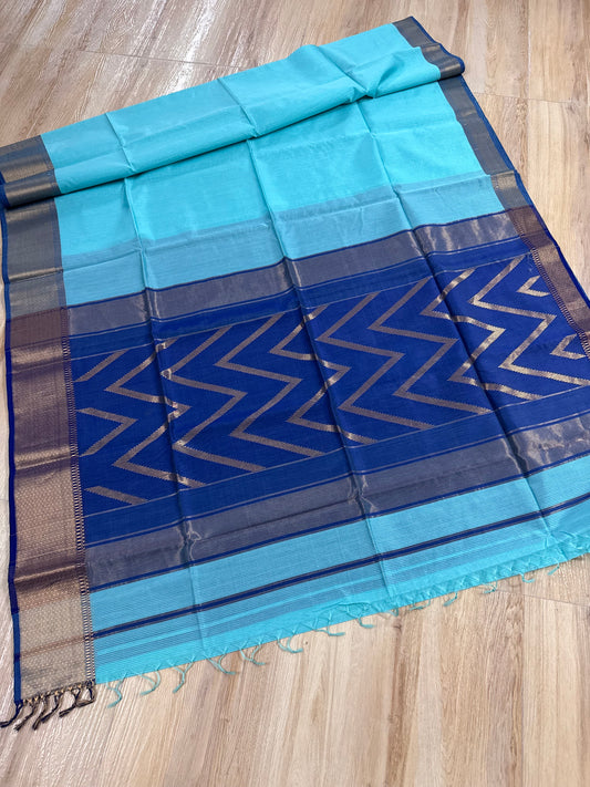 JAYA: MAHESHWARI SILK-COTTON SAREE