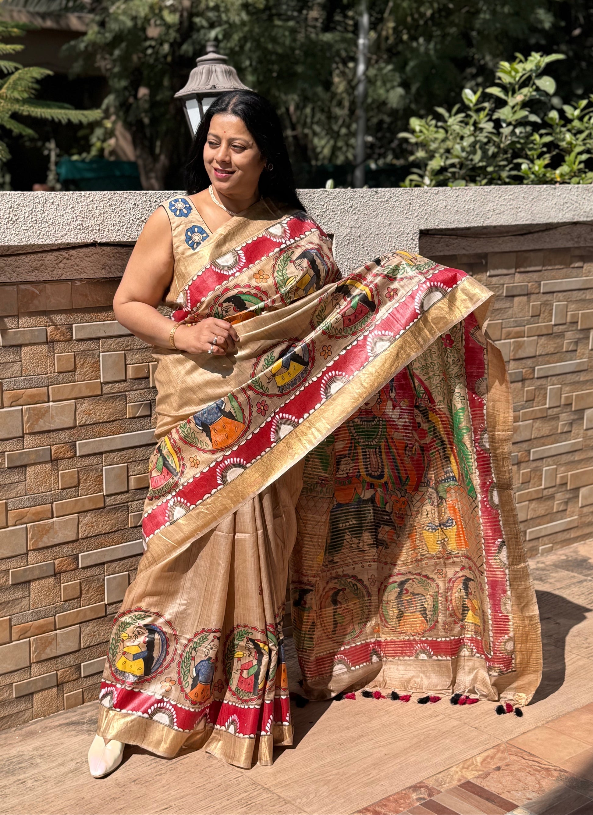 Madhubani saree