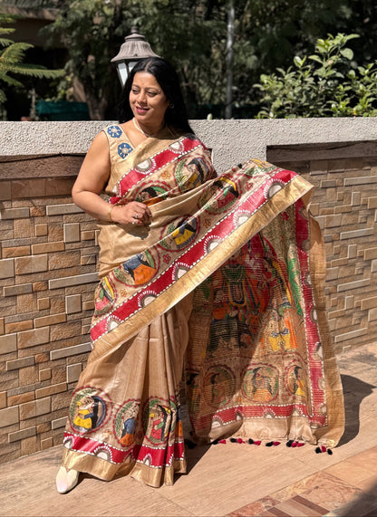 Madhubani saree