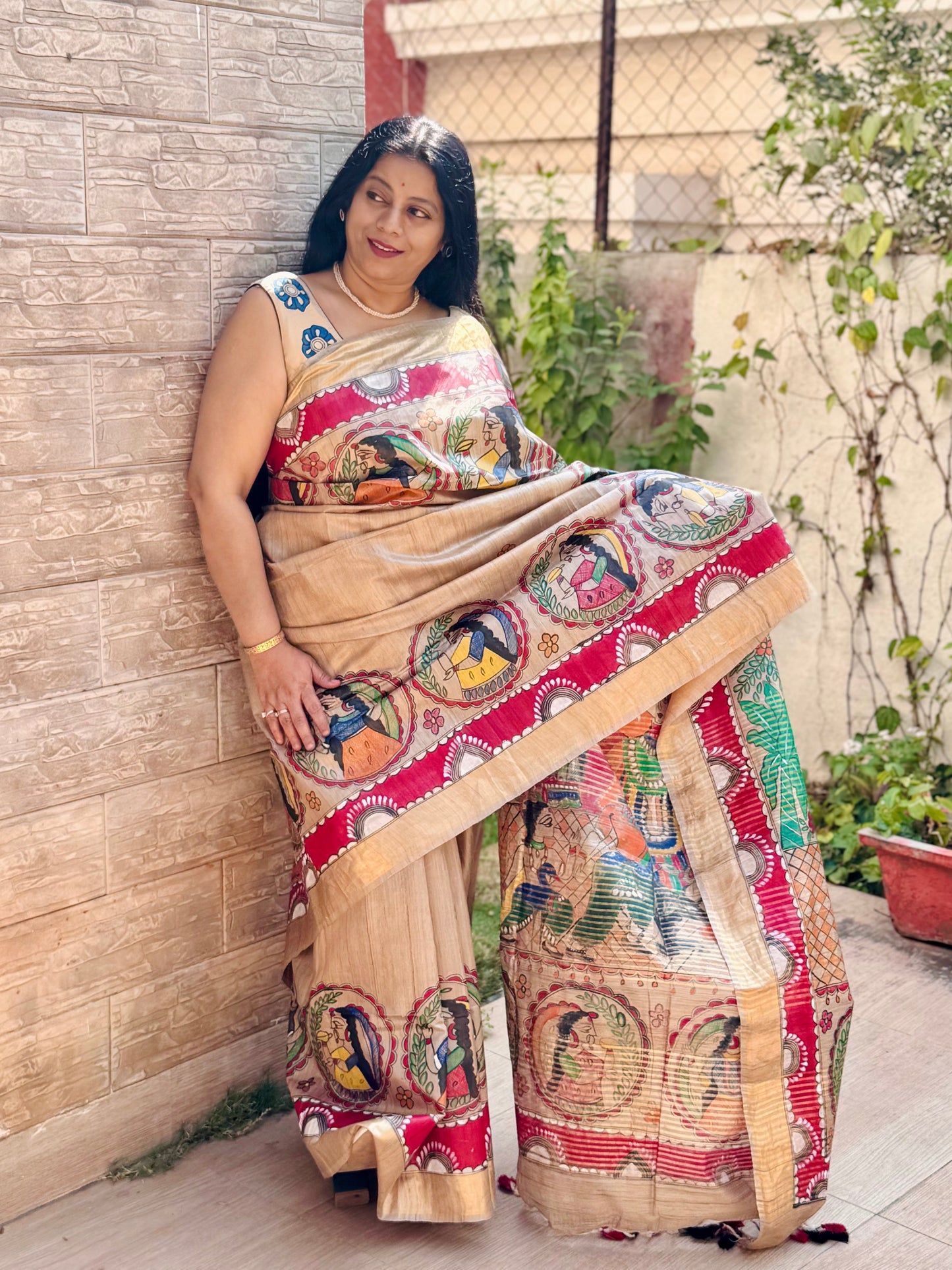Madhubani saree