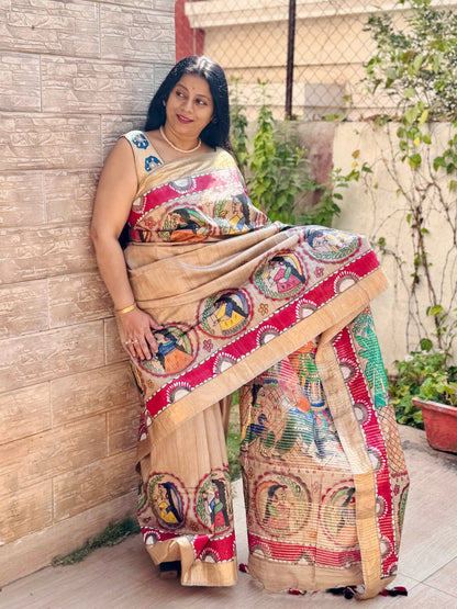 Madhubani saree