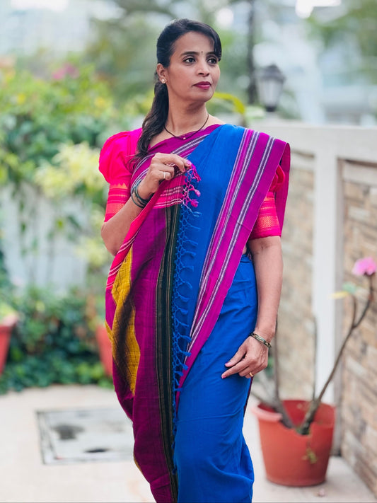 KIMAYA : ILKAL COTTON SAREE