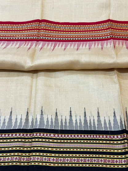 SNIGDHA : KARVATI KINAAR TUSSAR SILK DUPATTA