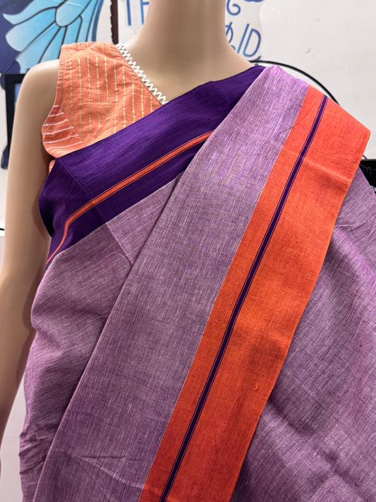MOHA : PATTEDA ANCHU HANDLOOM COTTON SAREE