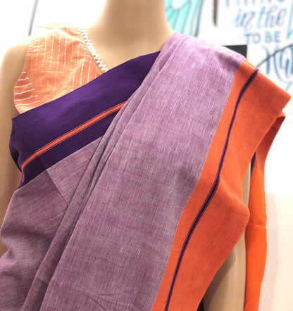 MOHA : PATTEDA ANCHU HANDLOOM COTTON SAREE