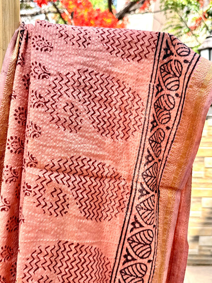 NARAYANI : COTTON BAGH SAREE