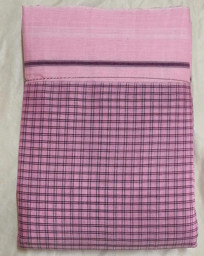 Pink Patteda Anchoo saree