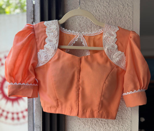 GO PEACH : COTTON BLOUSE