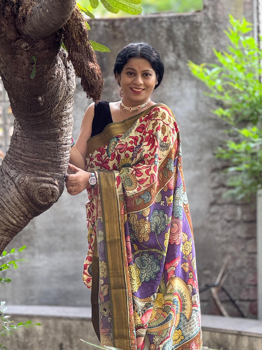 Kalamkari saree