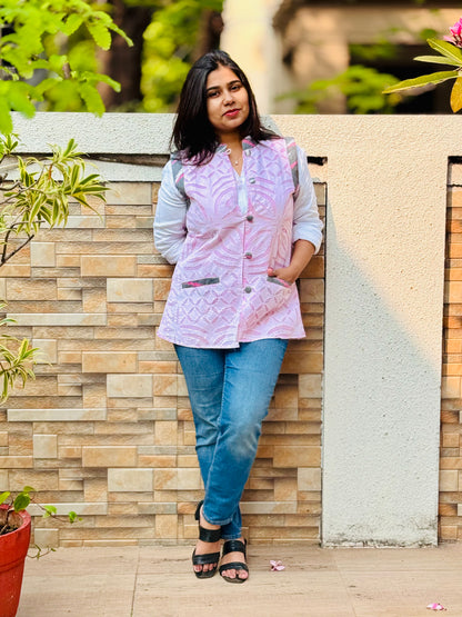 SERENE : SLEEVELESS JACKET