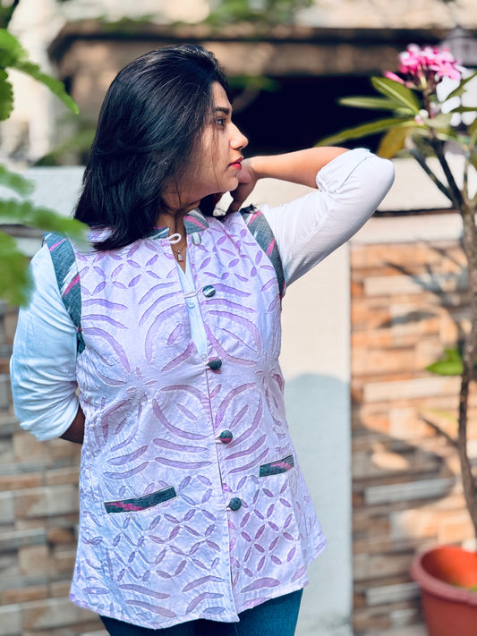 SERENE : SLEEVELESS JACKET