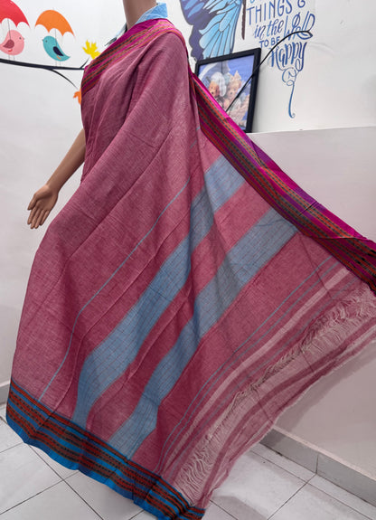 LATIKA : GOMI TENI HANDLOOM COTTON SAREE