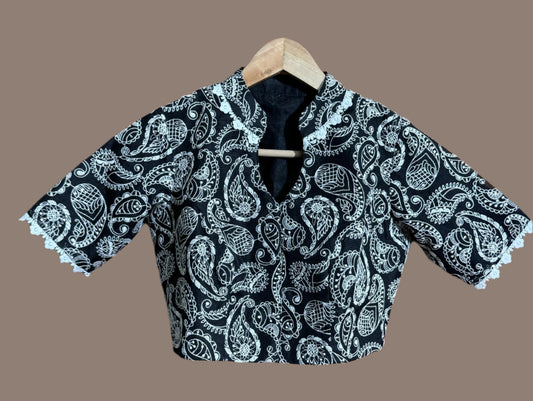 STARRY NIGHT : BLACK BLOUSE