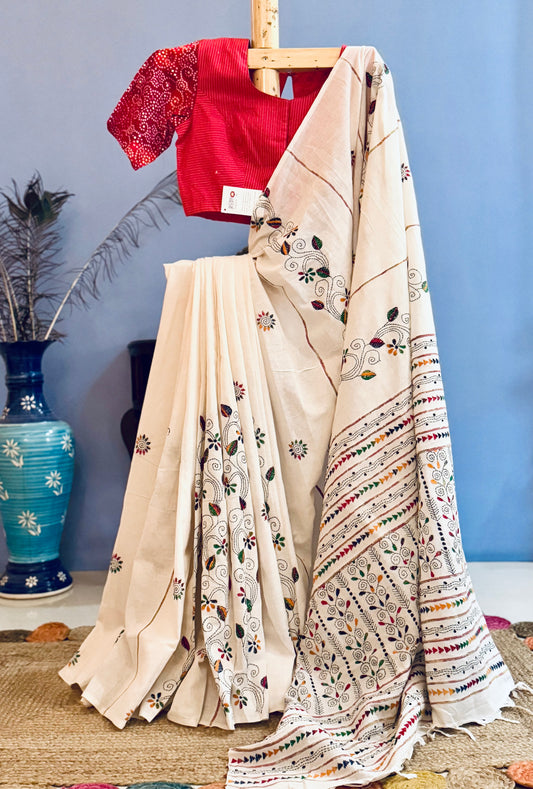 SHUBHRA : COTTON SAREE