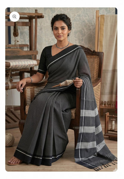 GANDHA : PATTEDA ANCHU SAREE