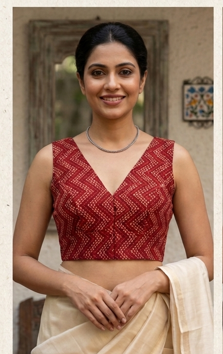 EELA : GAMATHI COTTON BLOUSE